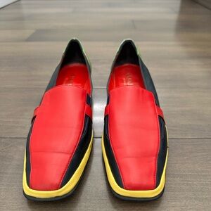Amalfi by Rangoni/ vintage multi-color loafers/Soft leather/womans 71/2